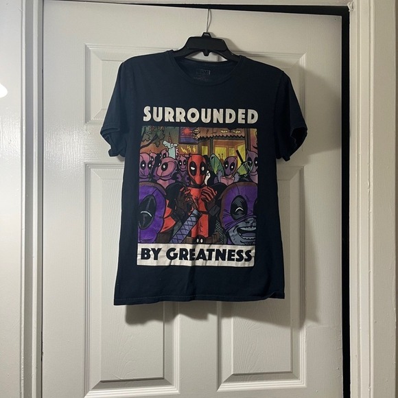 Marvel Other - Marvel Deadpool Surrounded By Greatness Graphic T-Shirt Black Small S Mens